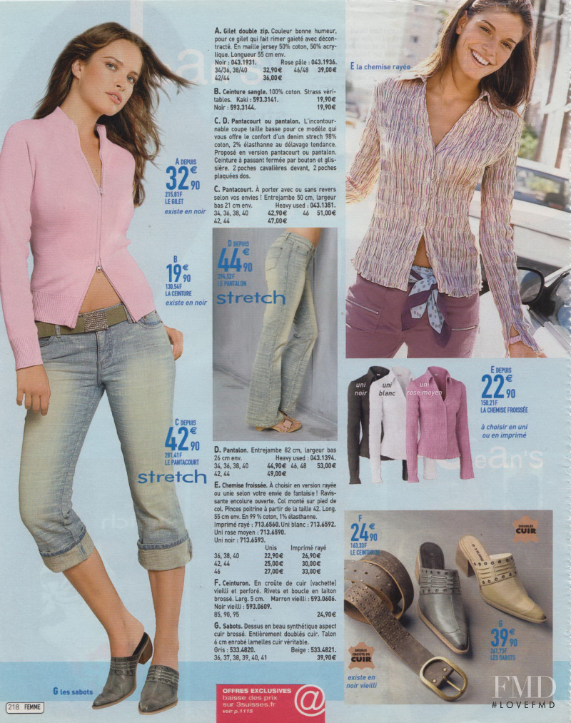 Ljupka Gojic featured in  the La Redoute catalogue for Spring/Summer 2006