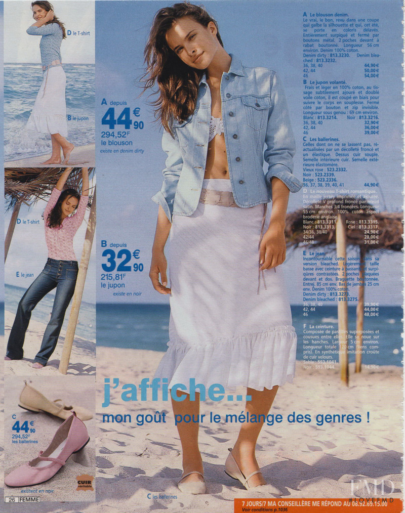 Ljupka Gojic featured in  the La Redoute catalogue for Spring/Summer 2006