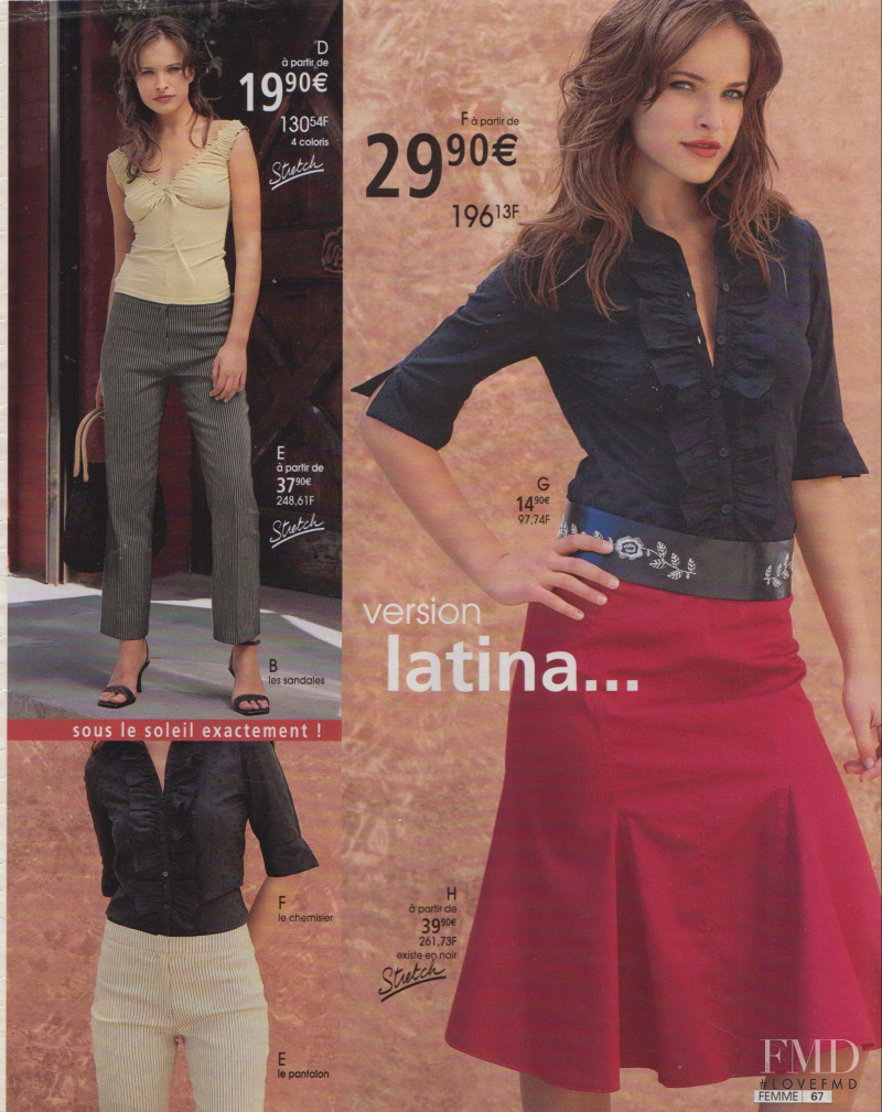 Ljupka Gojic featured in  the La Redoute catalogue for Spring/Summer 2006