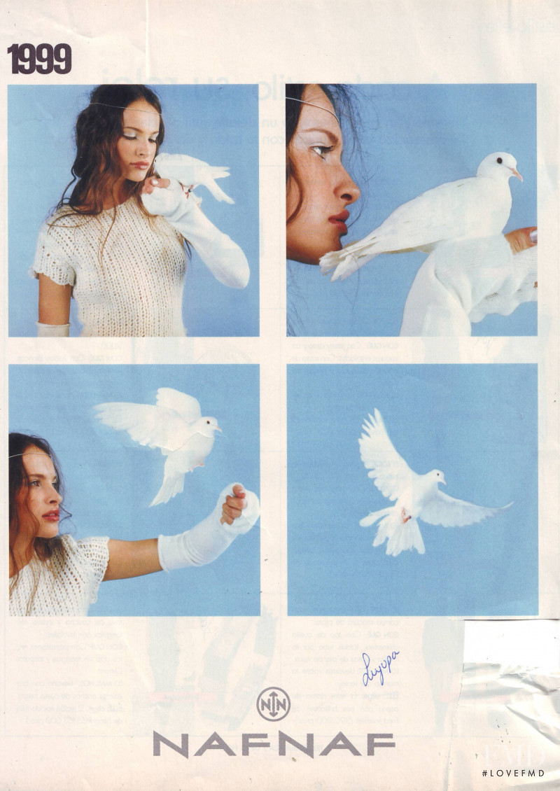 Ljupka Gojic featured in  the Naf Naf catalogue for Spring/Summer 1999