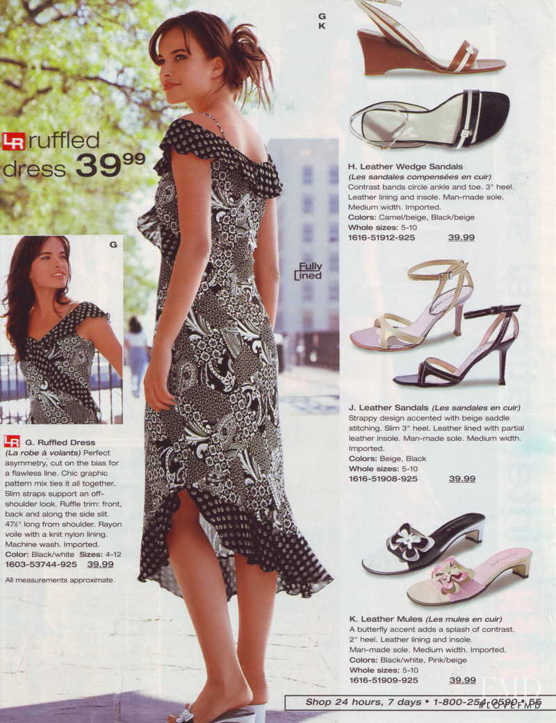 Ljupka Gojic featured in  the La Redoute catalogue for Spring/Summer 2003