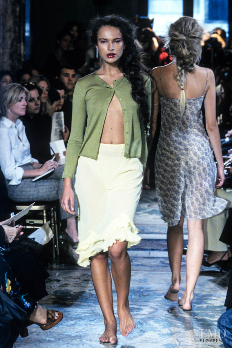 Ljupka Gojic featured in  the Collette Dinnigan fashion show for Spring/Summer 2000