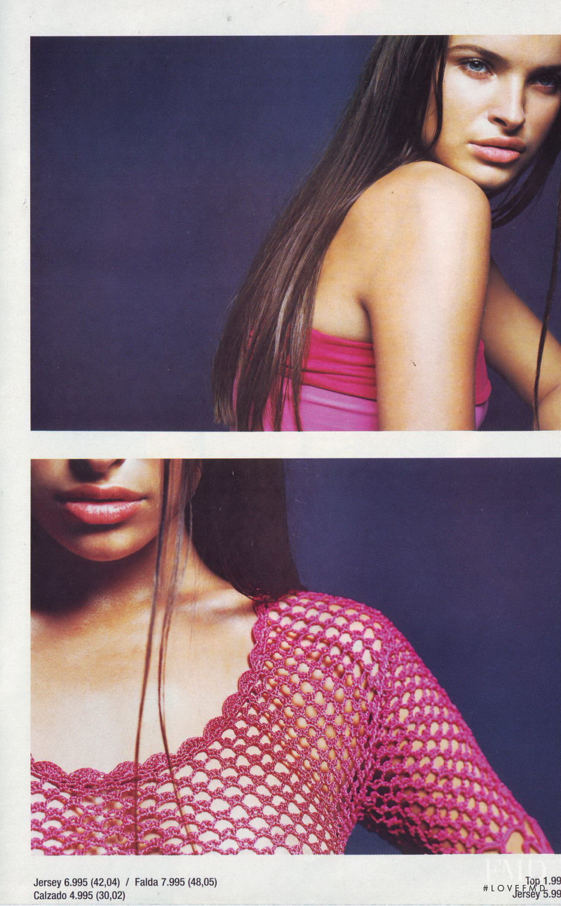 Ljupka Gojic featured in  the Mango lookbook for Spring 2000