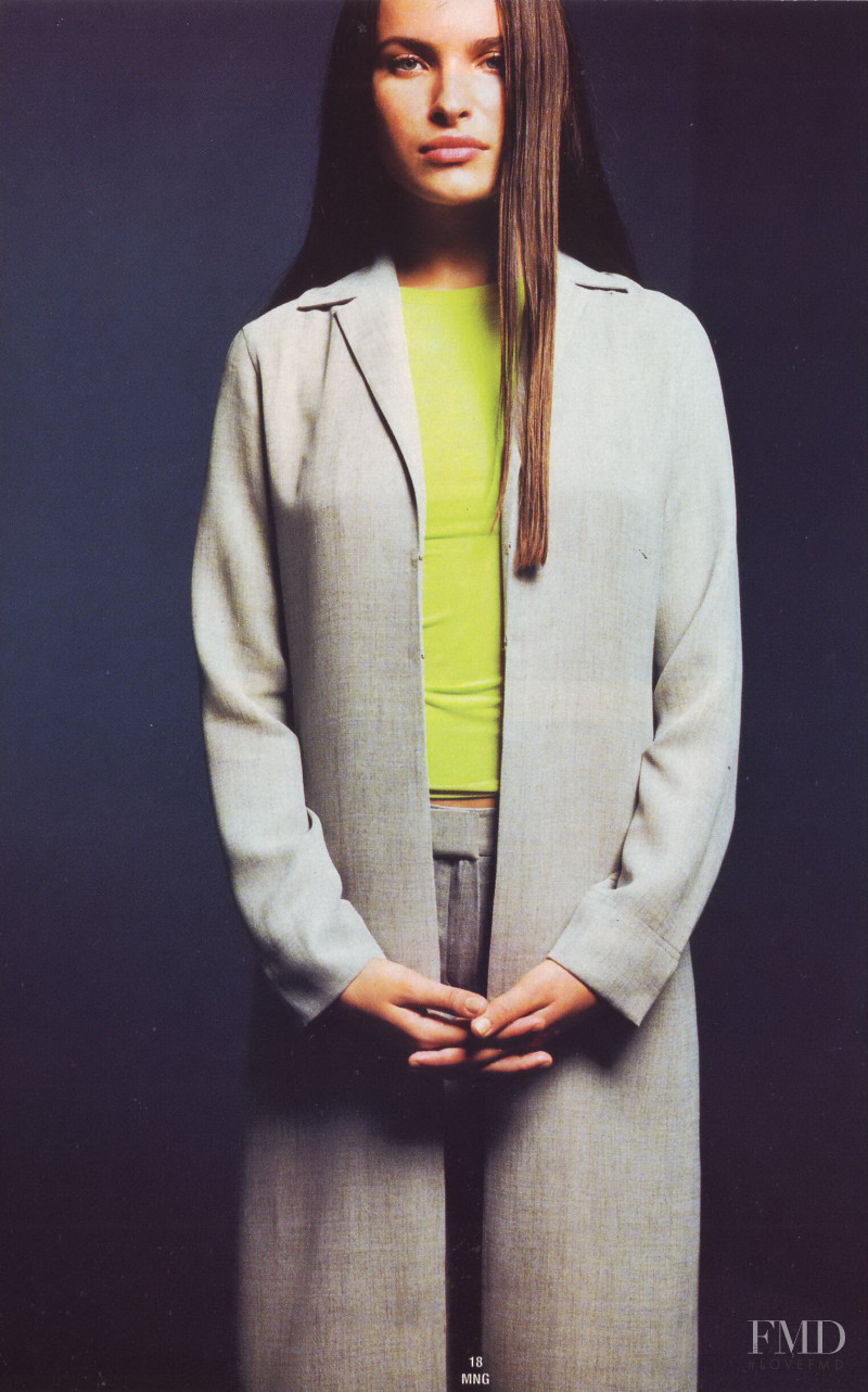 Ljupka Gojic featured in  the Mango lookbook for Spring 2000