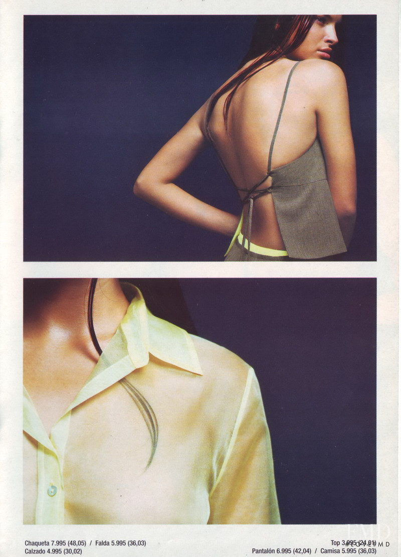 Ljupka Gojic featured in  the Mango lookbook for Spring 2000