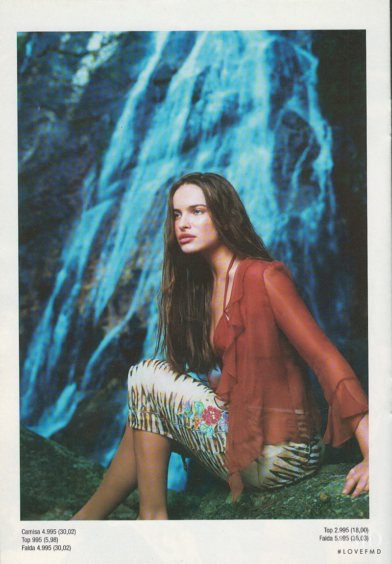 Ljupka Gojic featured in  the Mango lookbook for Summer 2000