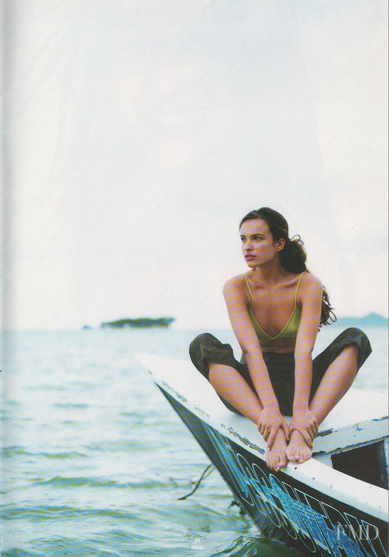 Ljupka Gojic featured in  the Mango lookbook for Summer 2000