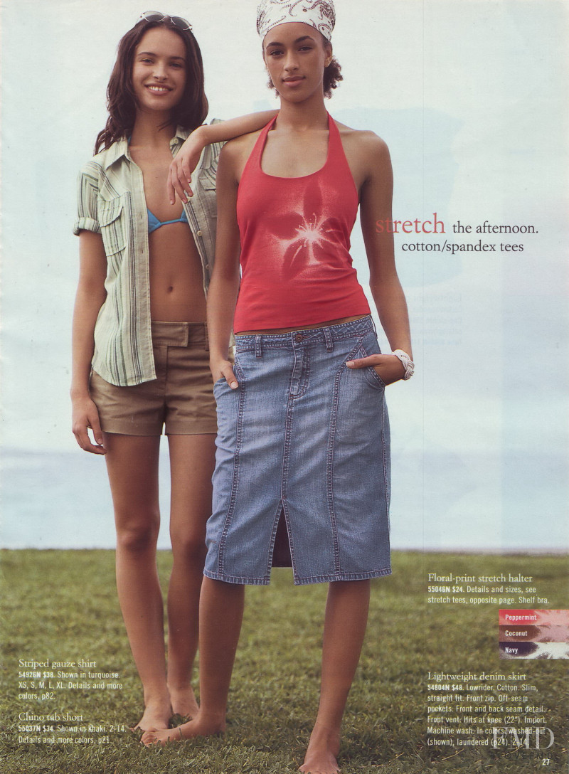 Ljupka Gojic featured in  the J.Crew catalogue for Summer 2002