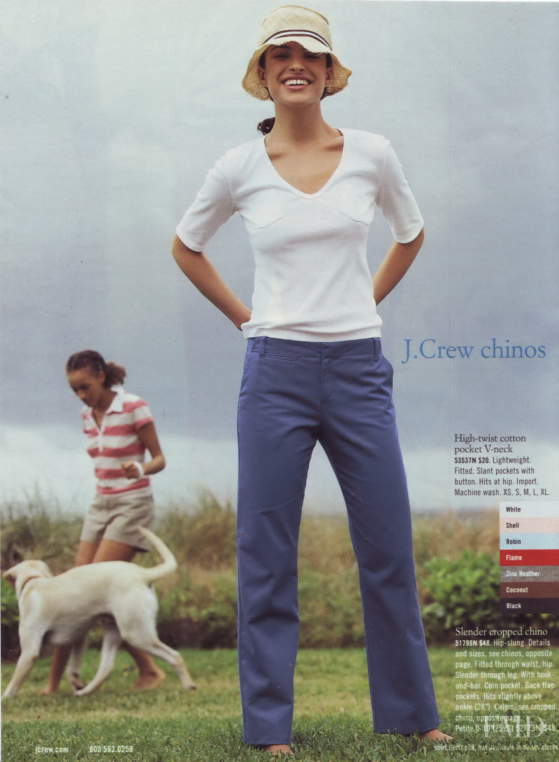 Ljupka Gojic featured in  the J.Crew catalogue for Summer 2002