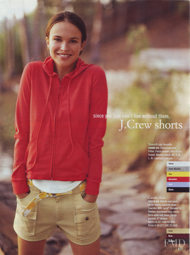 Ljupka Gojic featured in  the J.Crew catalogue for Spring 2002