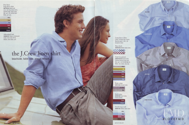 Ljupka Gojic featured in  the J.Crew catalogue for Spring 2002