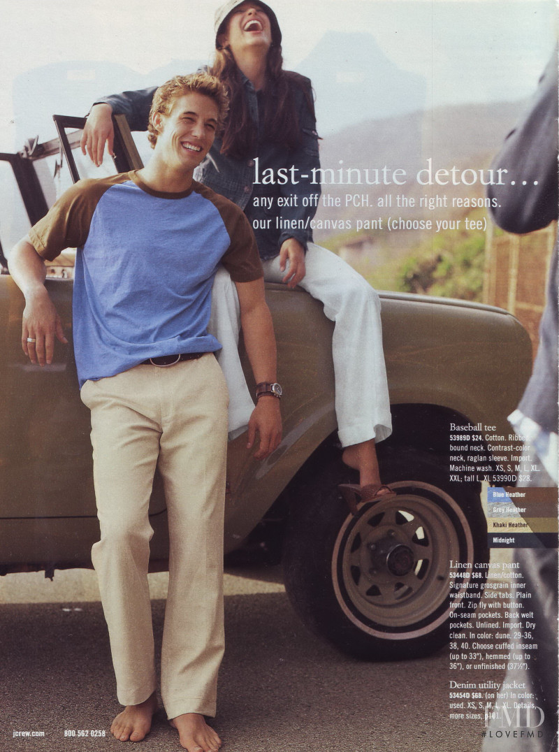 Ljupka Gojic featured in  the J.Crew catalogue for Spring 2002