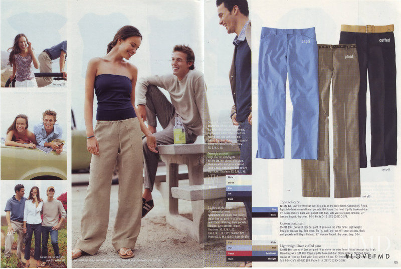 Ljupka Gojic featured in  the J.Crew catalogue for Spring 2002