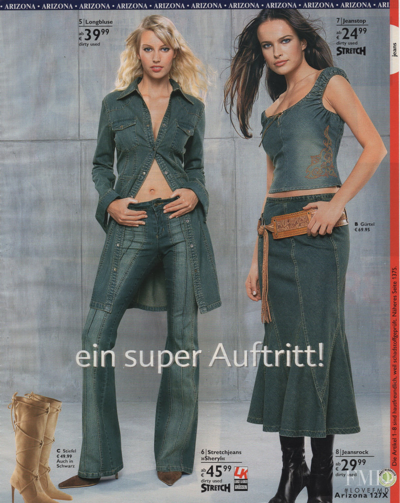 Ljupka Gojic featured in  the Otto catalogue for Autumn/Winter 2003