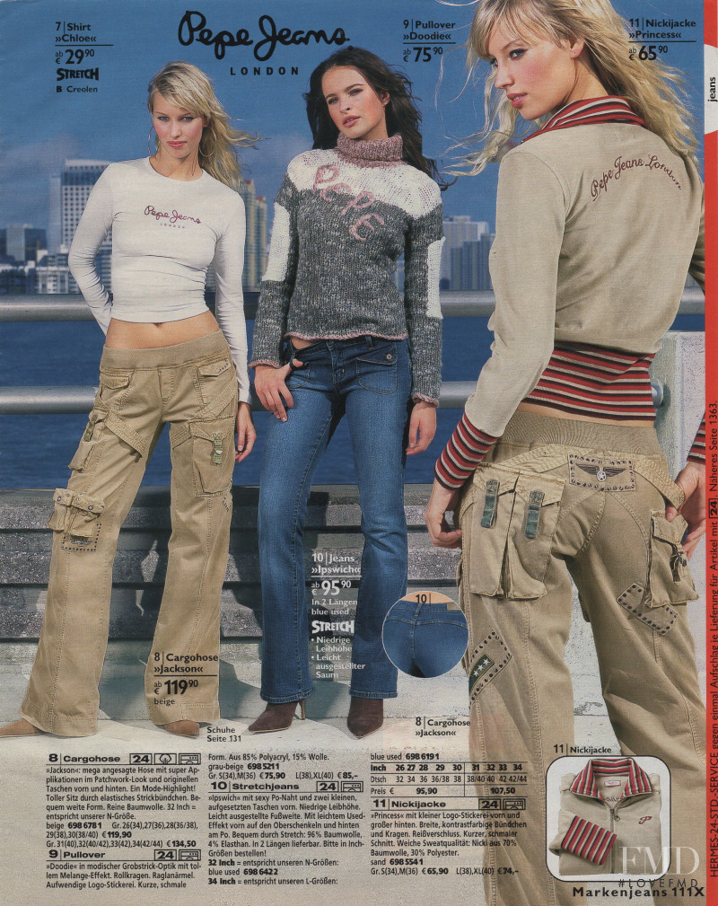 Ljupka Gojic featured in  the Otto catalogue for Autumn/Winter 2003