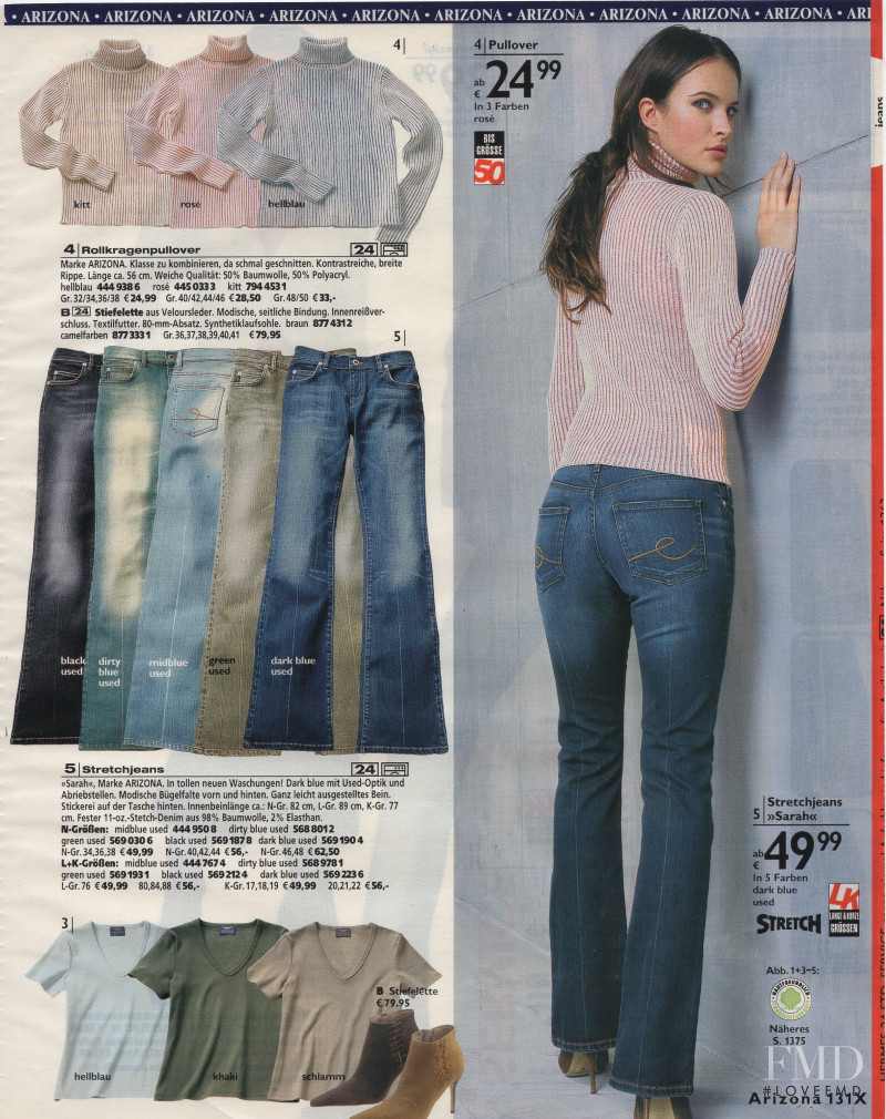 Ljupka Gojic featured in  the Otto catalogue for Autumn/Winter 2003