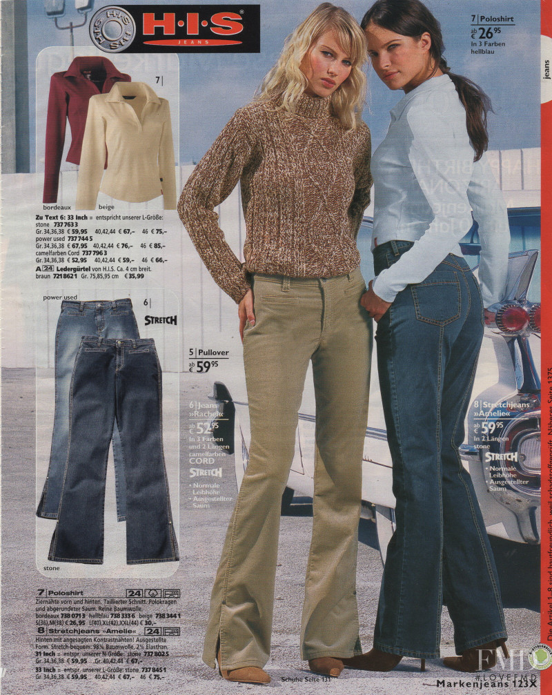 Ljupka Gojic featured in  the Otto catalogue for Autumn/Winter 2003