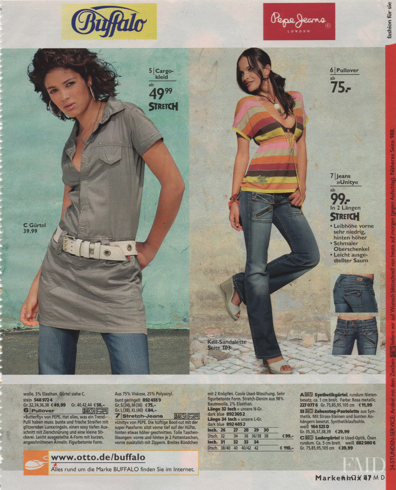 Ljupka Gojic featured in  the Otto catalogue for Spring/Summer 2006