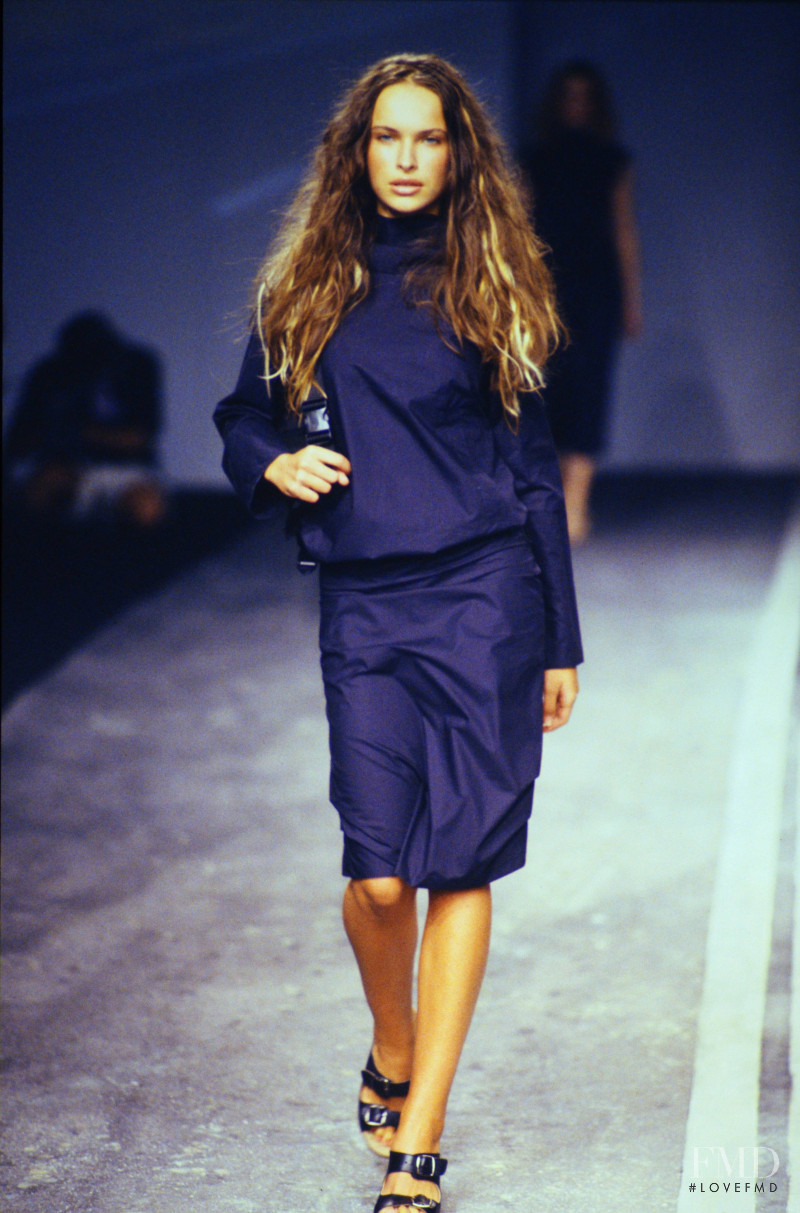 Ljupka Gojic featured in  the Copperwheat Blundell fashion show for Spring/Summer 2000