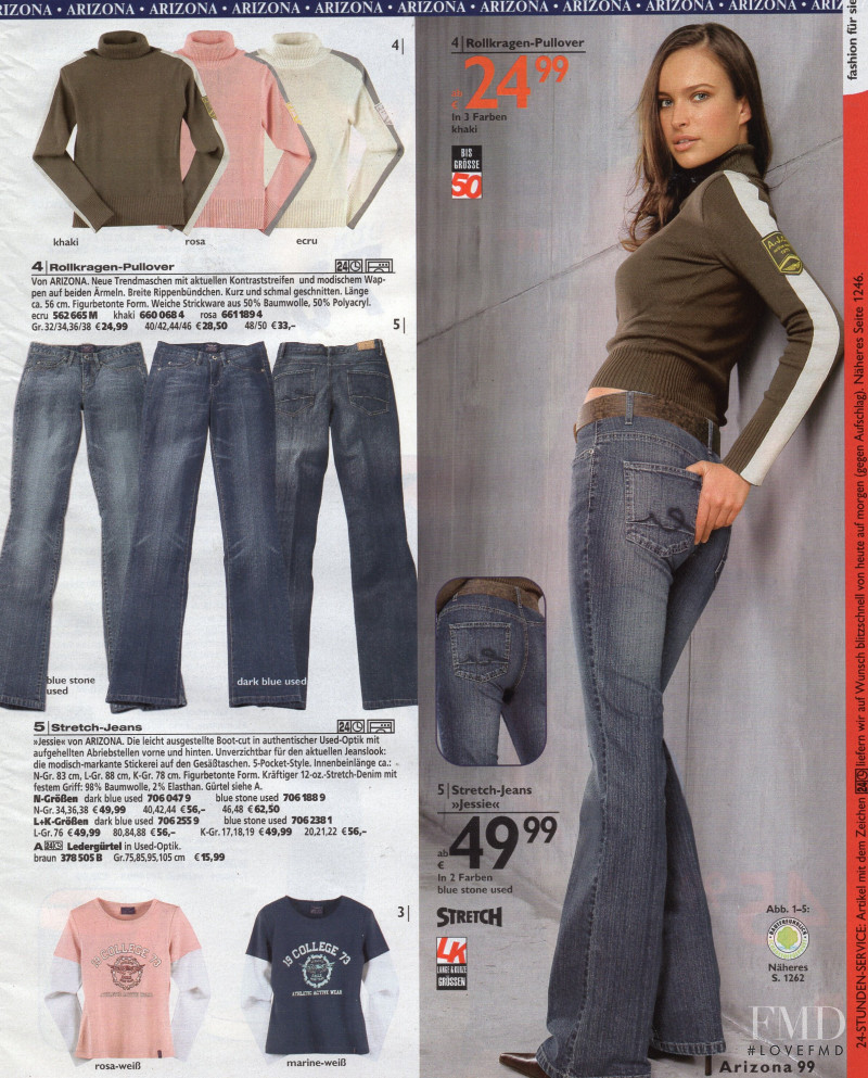 Ljupka Gojic featured in  the Otto catalogue for Autumn/Winter 2005
