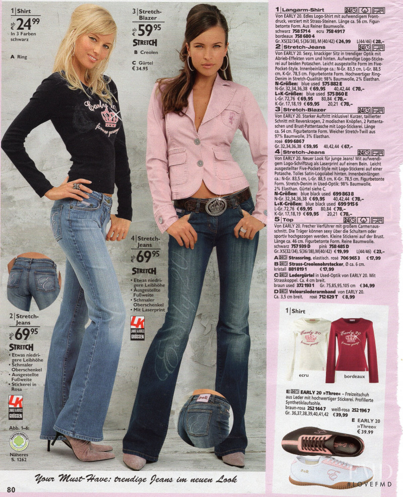 Ljupka Gojic featured in  the Otto catalogue for Autumn/Winter 2005