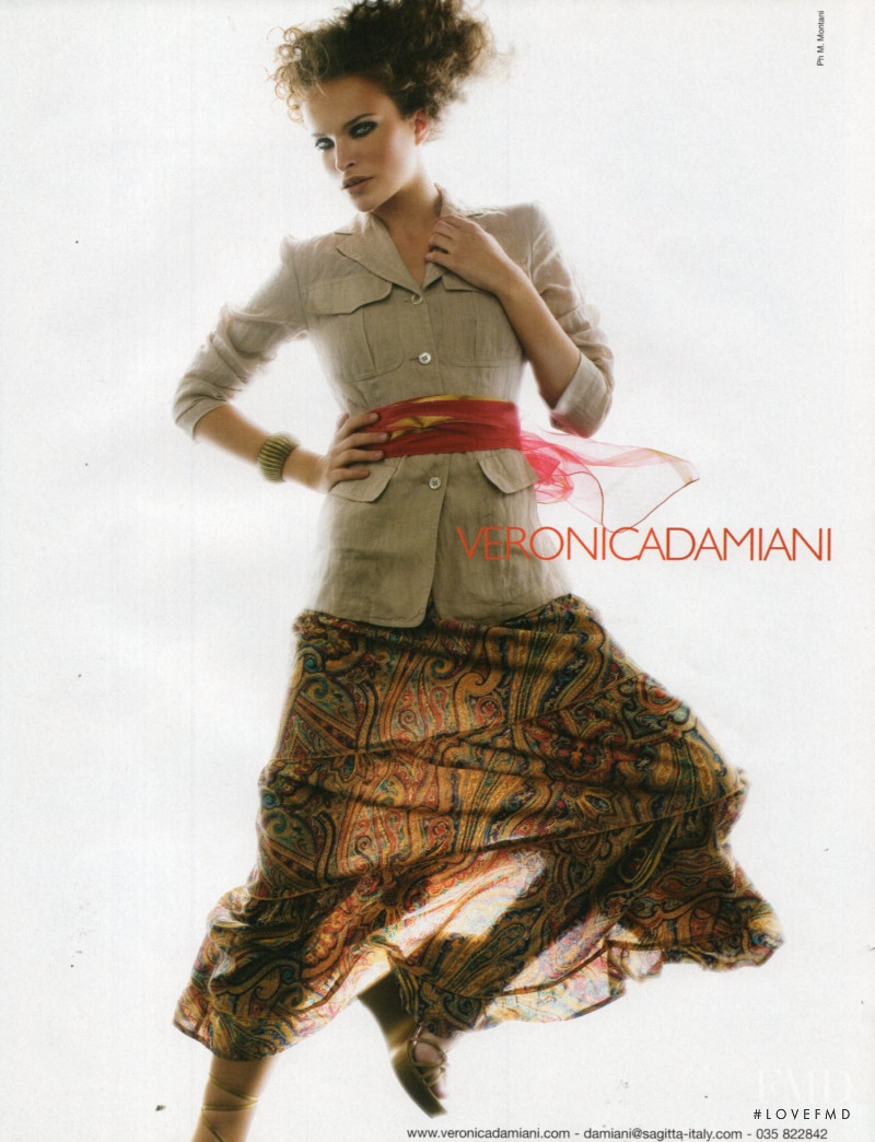 Ljupka Gojic featured in  the Veronica Damiani advertisement for Spring/Summer 1999