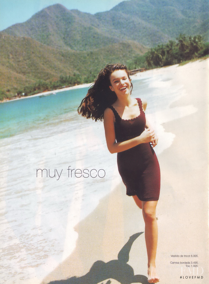 Ljupka Gojic featured in  the Mango lookbook for Summer 1998