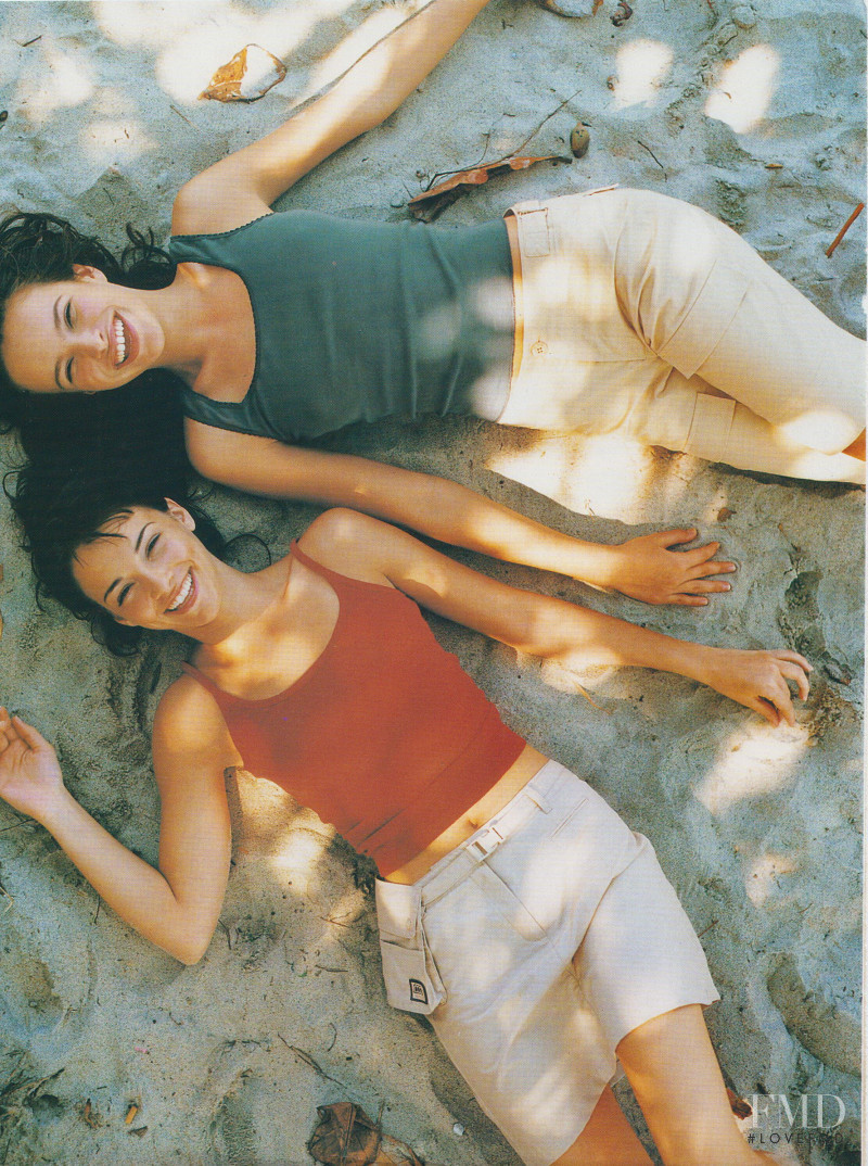 Ljupka Gojic featured in  the Mango lookbook for Summer 1998