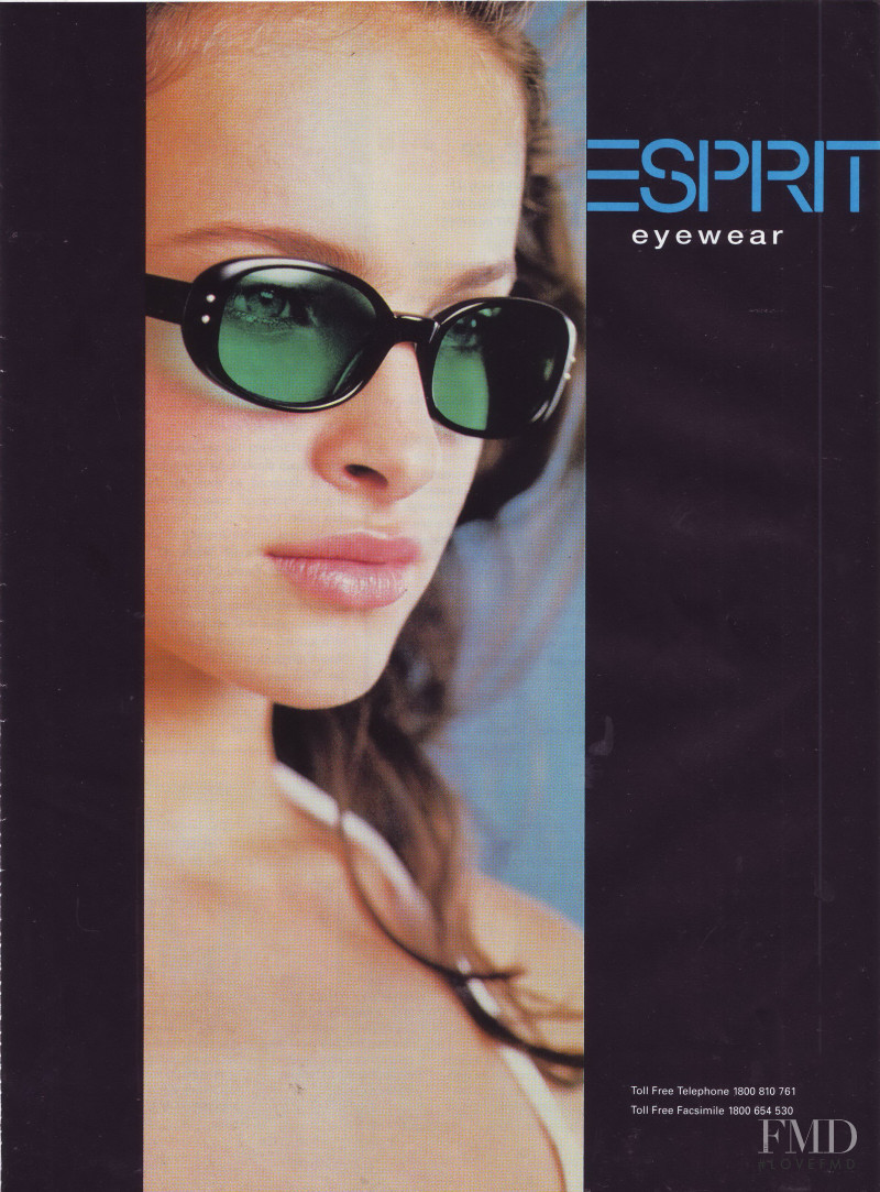 Ljupka Gojic featured in  the Esprit advertisement for Autumn/Winter 1997