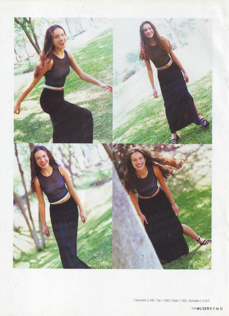 Ljupka Gojic featured in  the Mango lookbook for Spring 1998