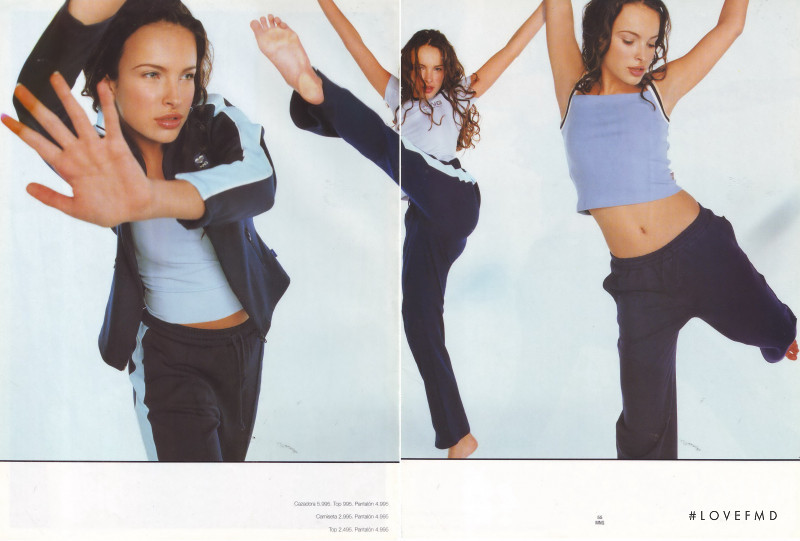 Ljupka Gojic featured in  the Mango lookbook for Spring 1998