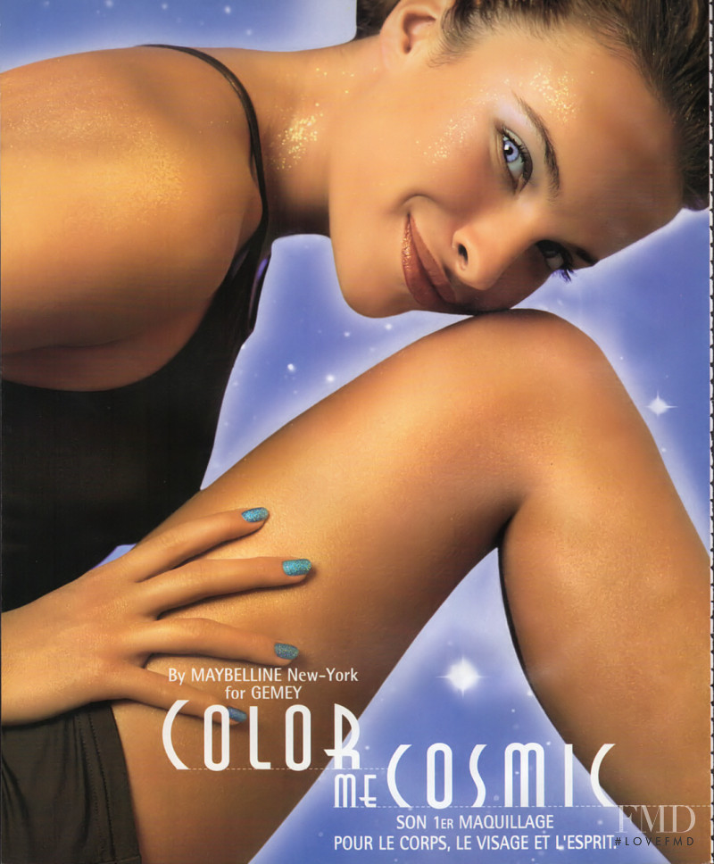 Ljupka Gojic featured in  the Maybelline Gemey advertisement for Summer 1998