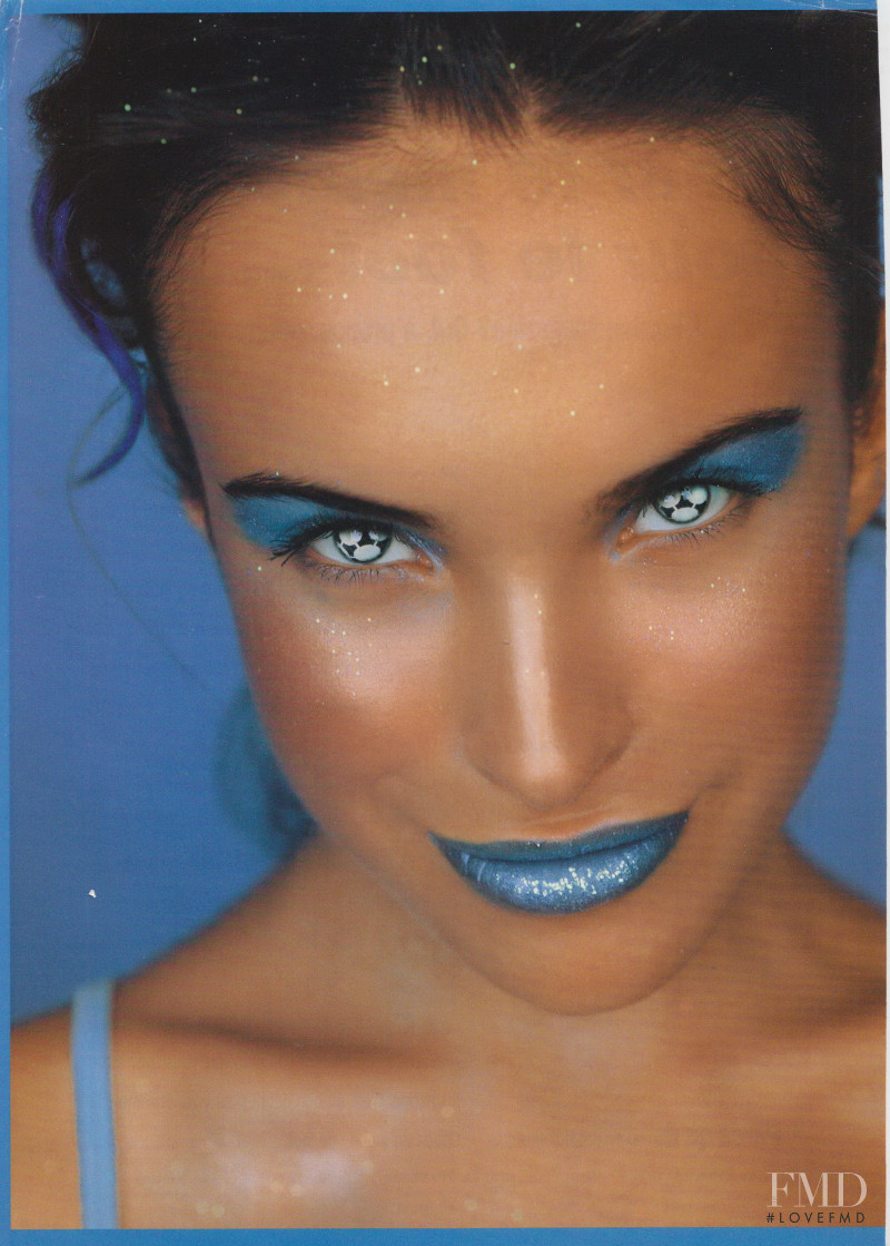 Ljupka Gojic featured in  the Maybelline Gemey advertisement for Summer 1998