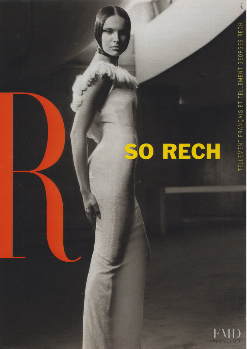 Ljupka Gojic featured in  the Georges Rech advertisement for Autumn/Winter 1999