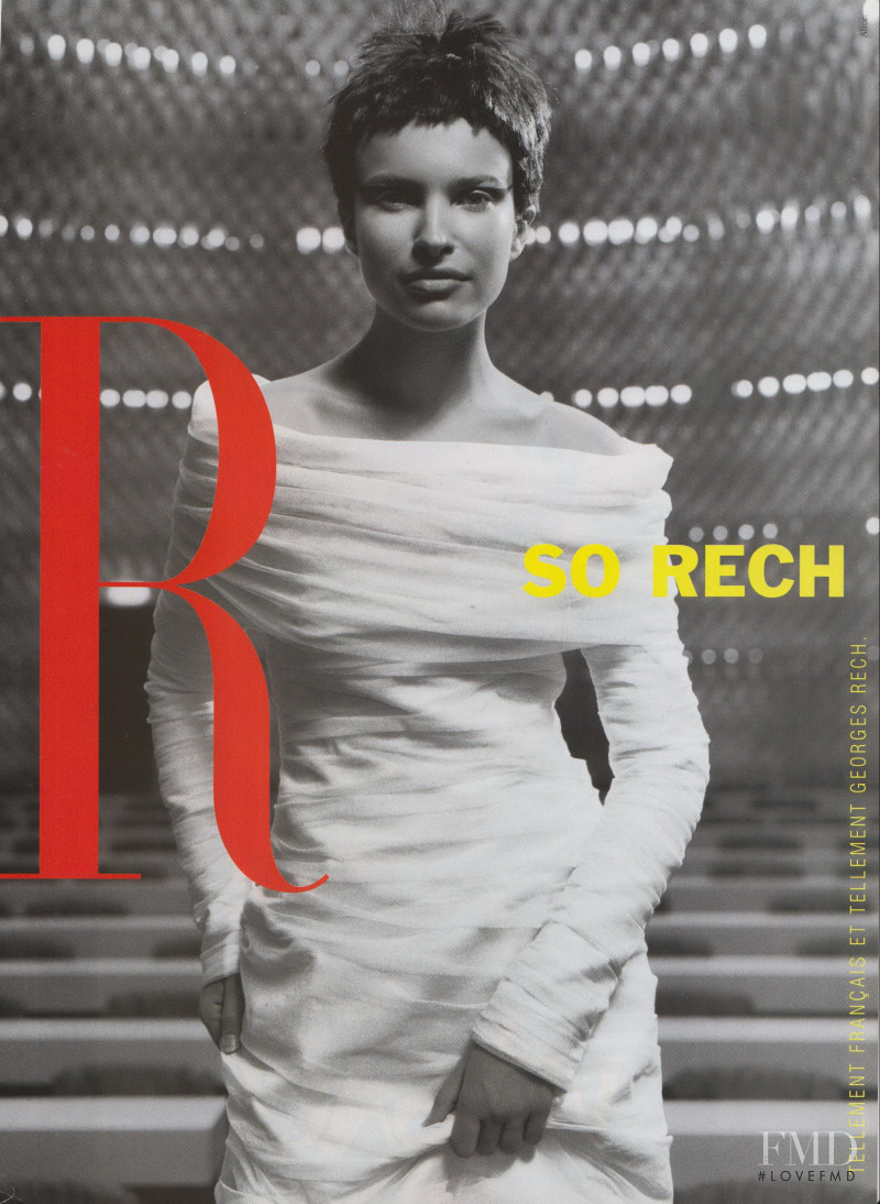 Ljupka Gojic featured in  the Georges Rech advertisement for Autumn/Winter 1999