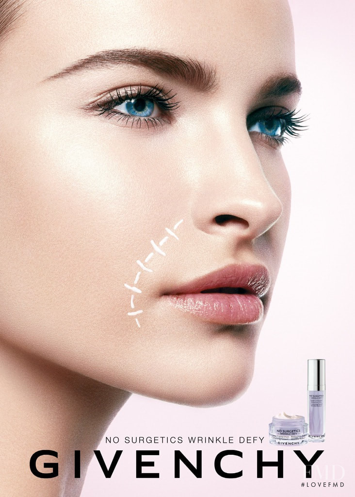 Ljupka Gojic featured in  the Givenchy Beauty advertisement for Spring/Summer 2007