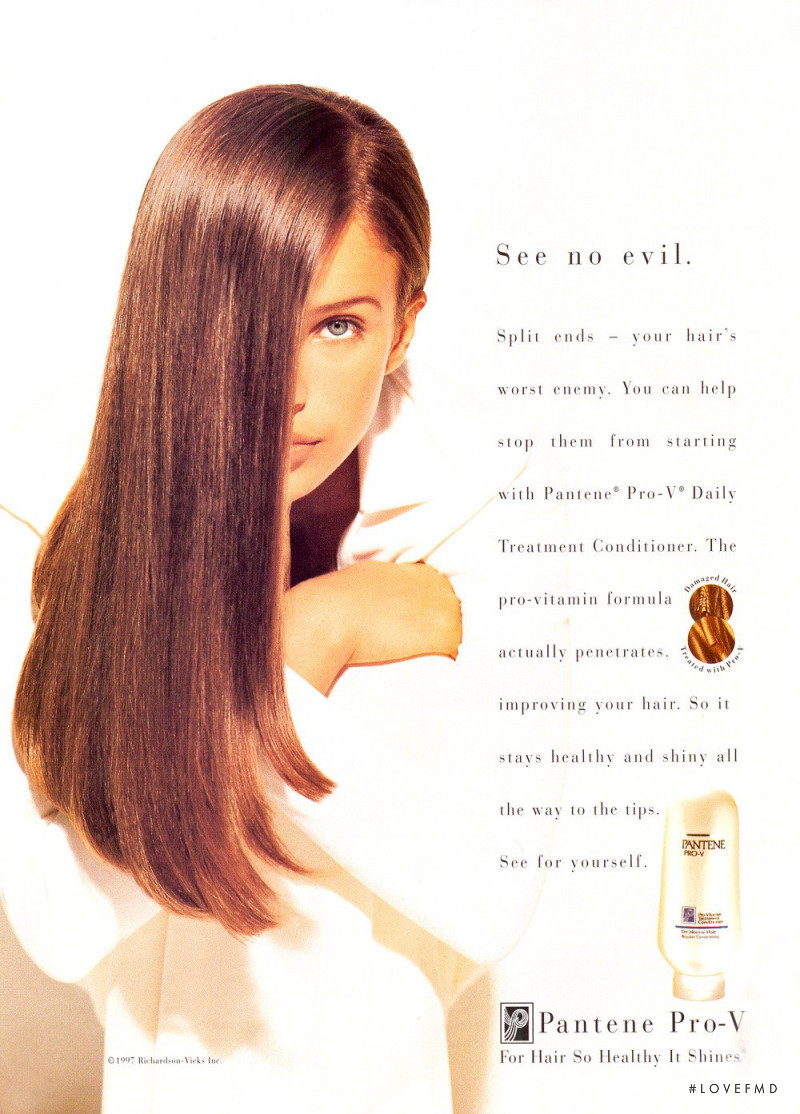 Ljupka Gojic featured in  the Pantene advertisement for Spring/Summer 1997