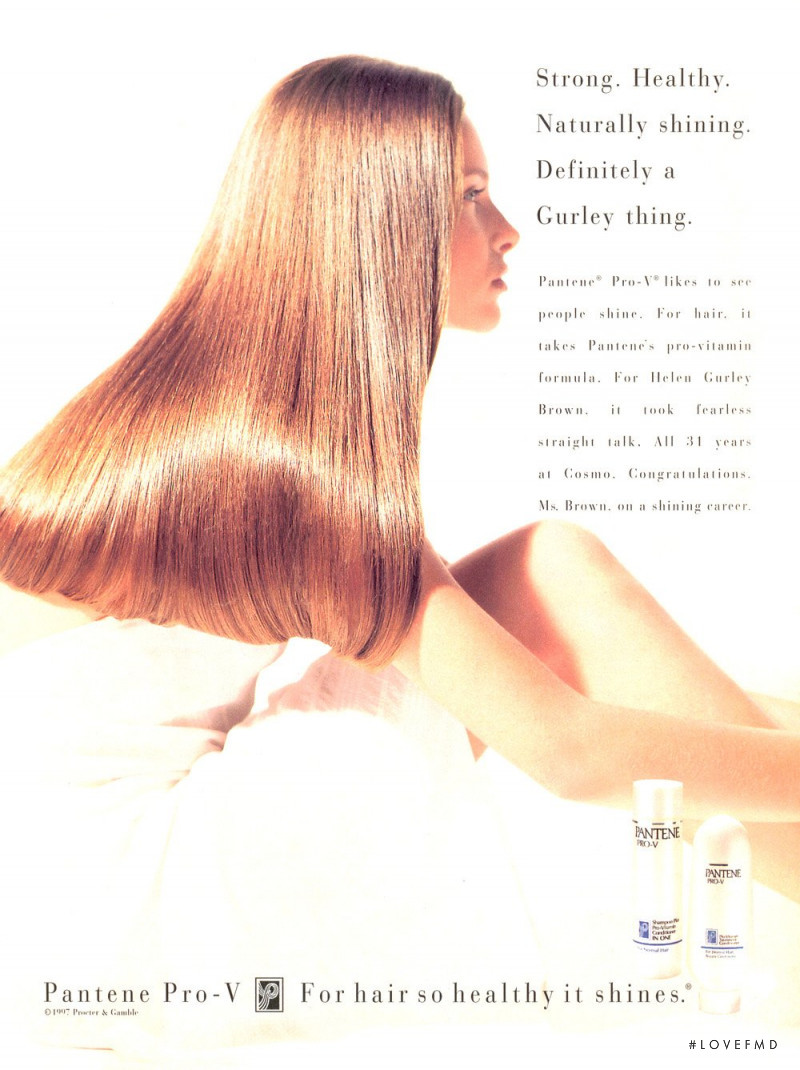 Ljupka Gojic featured in  the Pantene advertisement for Spring/Summer 1997