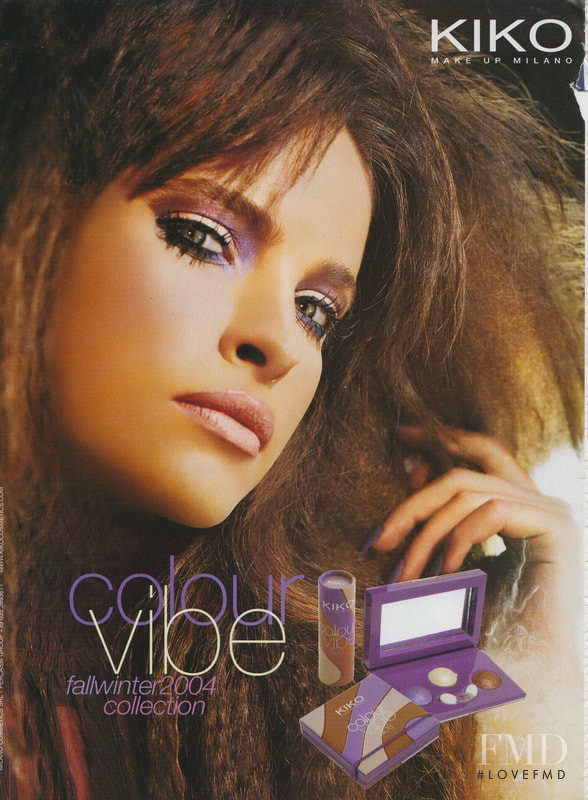 Ljupka Gojic featured in  the KIKO Milano Cosmetics advertisement for Autumn/Winter 2004