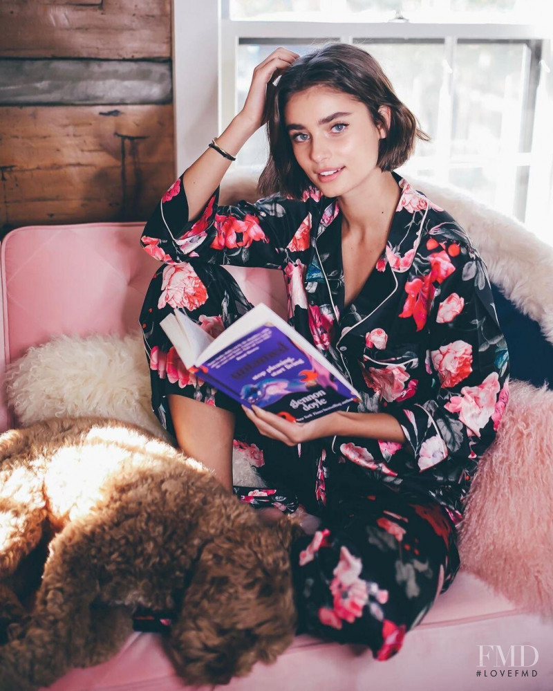Taylor Hill featured in  the Victoria\'s Secret catalogue for Autumn/Winter 2020