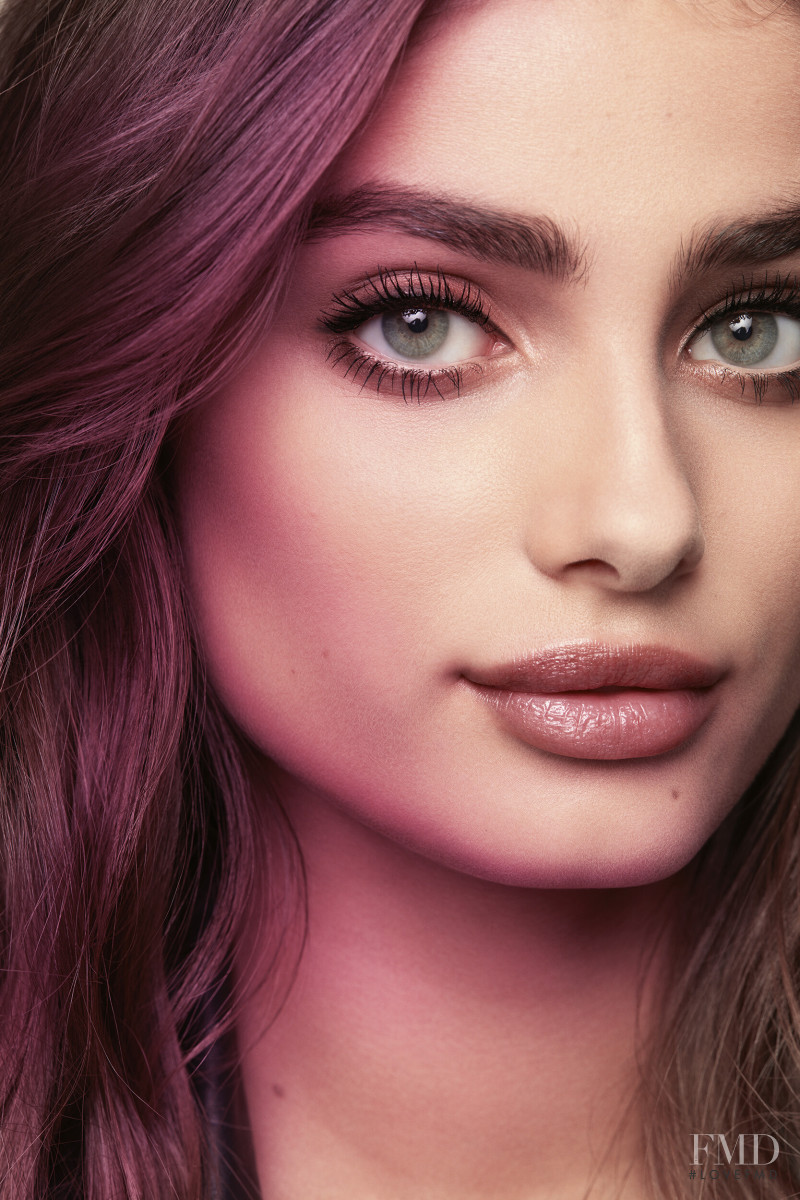 Taylor Hill featured in  the Lancome advertisement for Autumn/Winter 2020