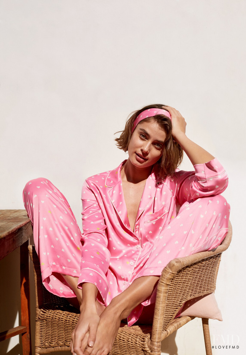 Taylor Hill featured in  the Victoria\'s Secret Valentine\'s Day advertisement for Spring 2021