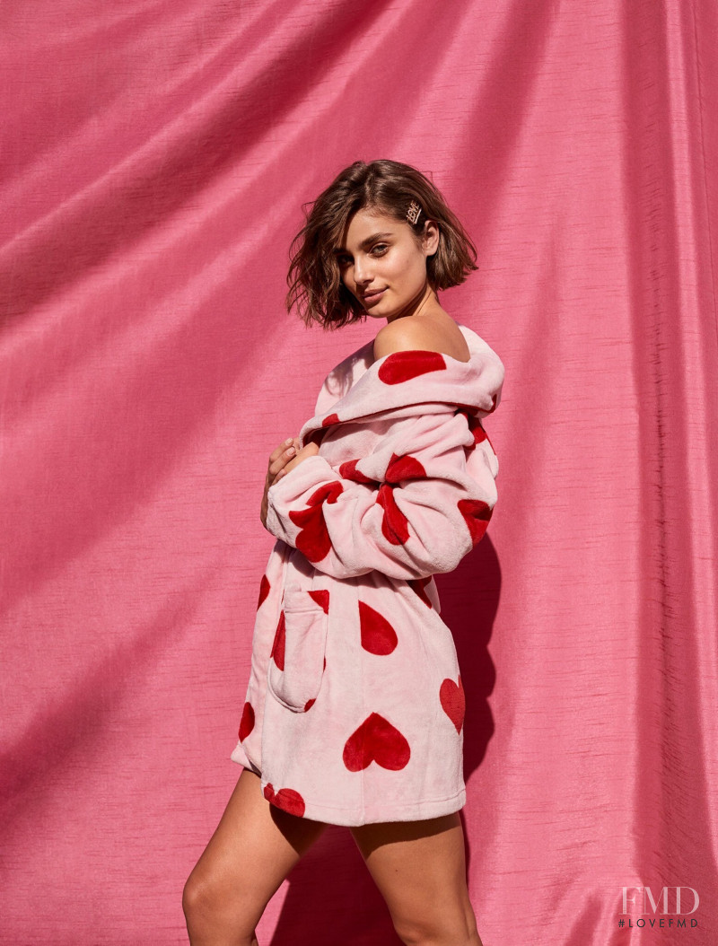 Taylor Hill featured in  the Victoria\'s Secret Valentine\'s Day advertisement for Spring 2021