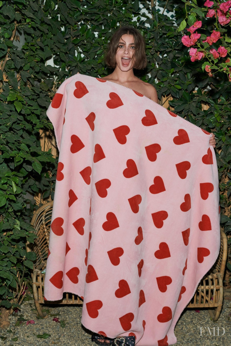 Taylor Hill featured in  the Victoria\'s Secret Valentine\'s Day advertisement for Spring 2021