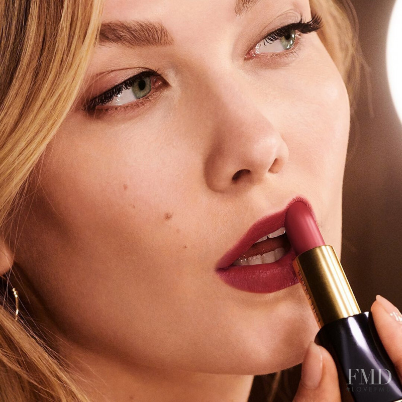 Karlie Kloss featured in  the Estée Lauder Pure Color advertisement for Spring/Summer 2020