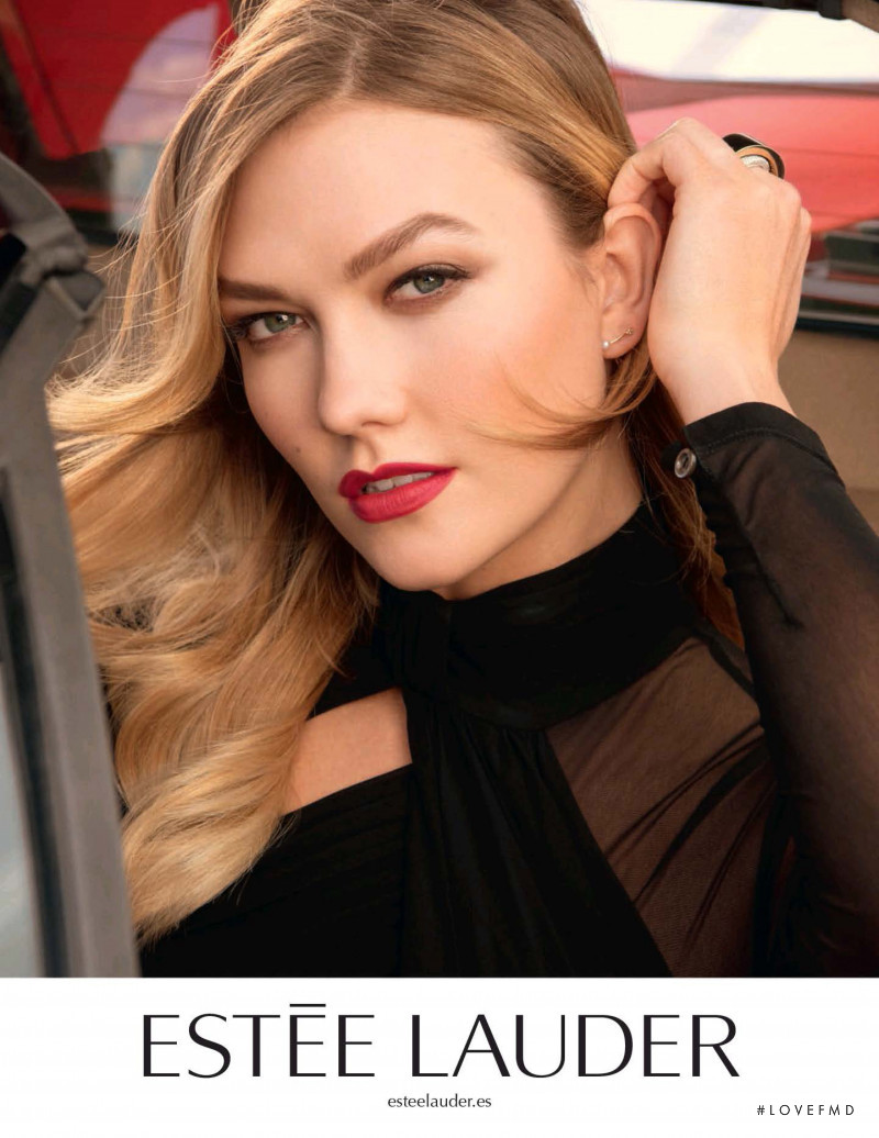 Karlie Kloss featured in  the Estée Lauder Pure Color advertisement for Spring/Summer 2020