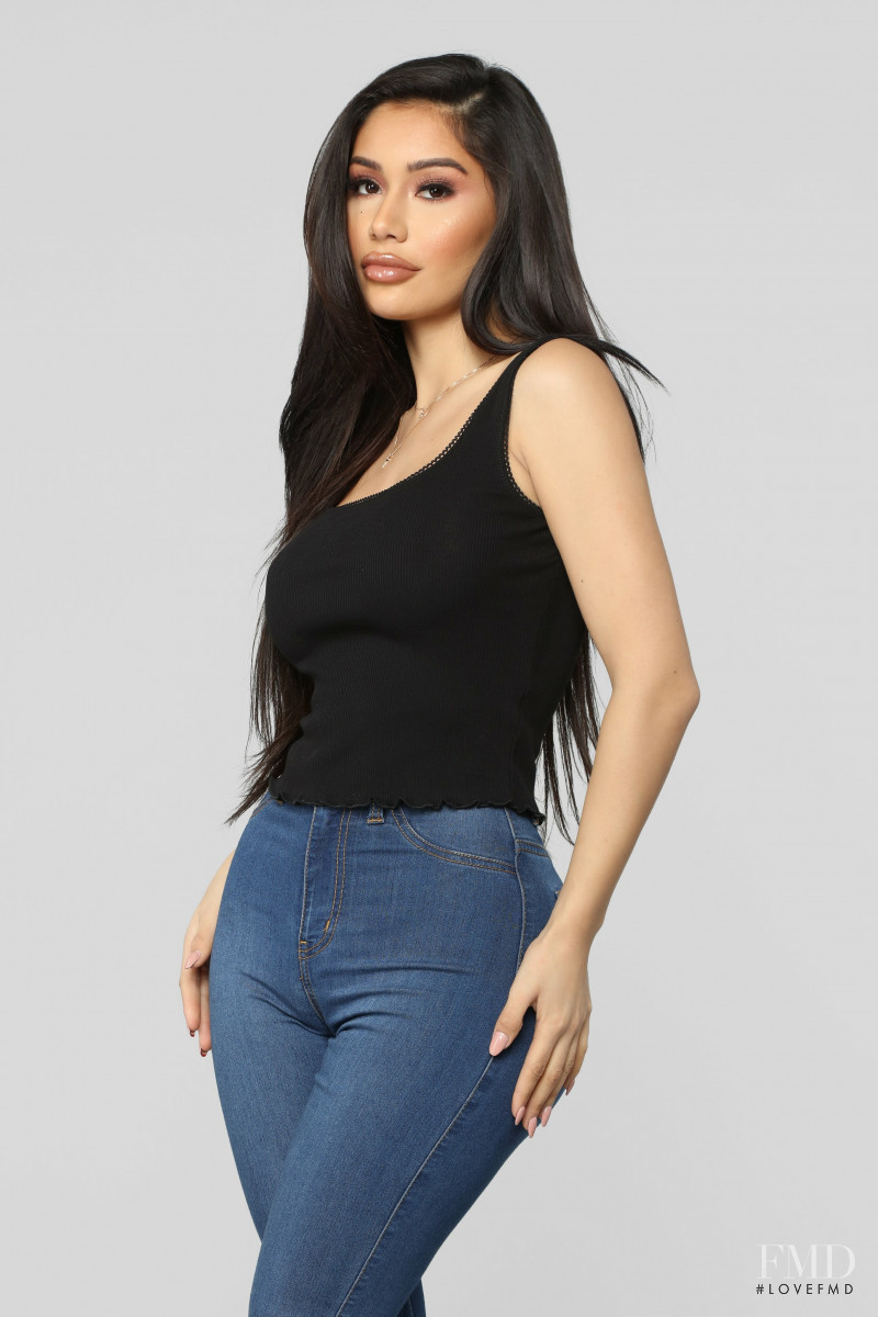 Janet Guzman featured in  the Fashion Nova catalogue for Spring/Summer 2019