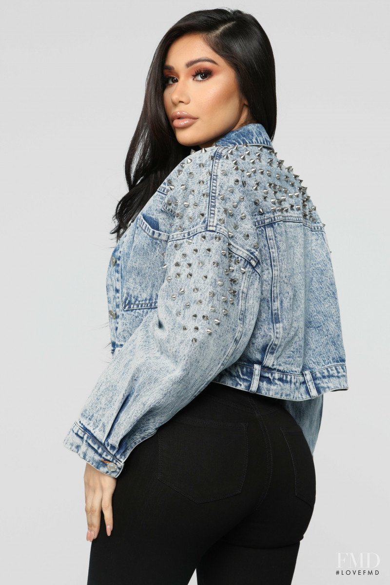 Janet Guzman featured in  the Fashion Nova catalogue for Spring/Summer 2019