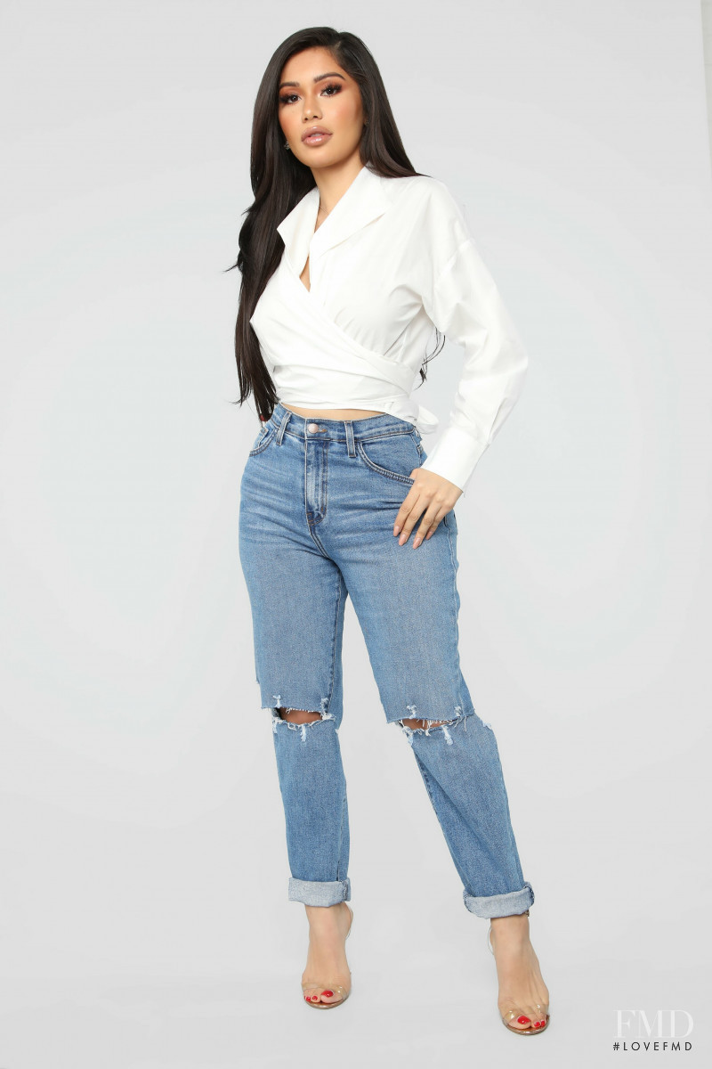 Janet Guzman featured in  the Fashion Nova catalogue for Spring/Summer 2019