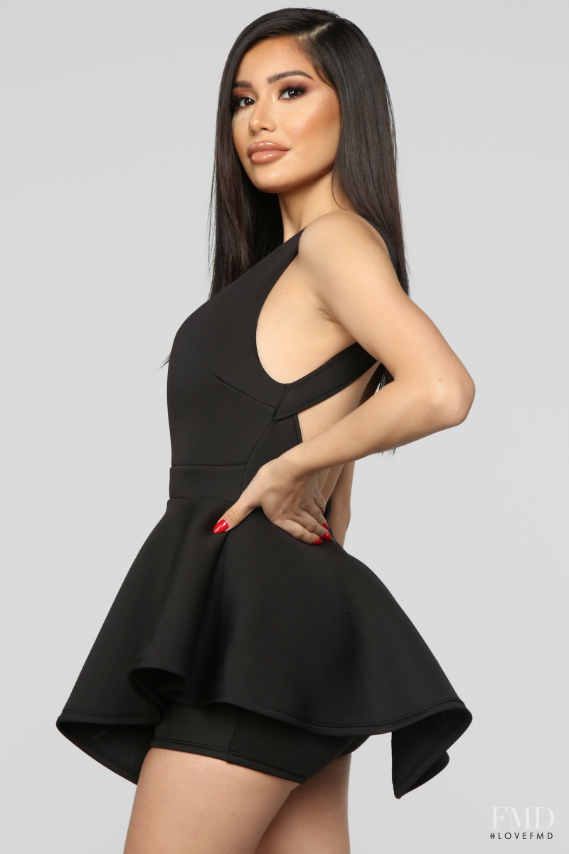 Janet Guzman featured in  the Fashion Nova catalogue for Spring/Summer 2019